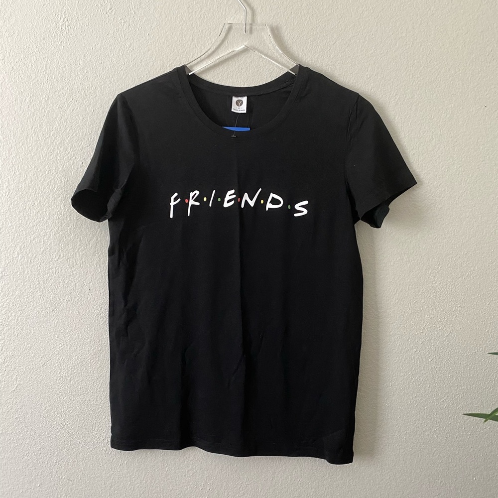 Friends Tv Show black T shirt small NWT